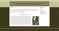 Desktop Screenshot of hawthornhouseapt.com